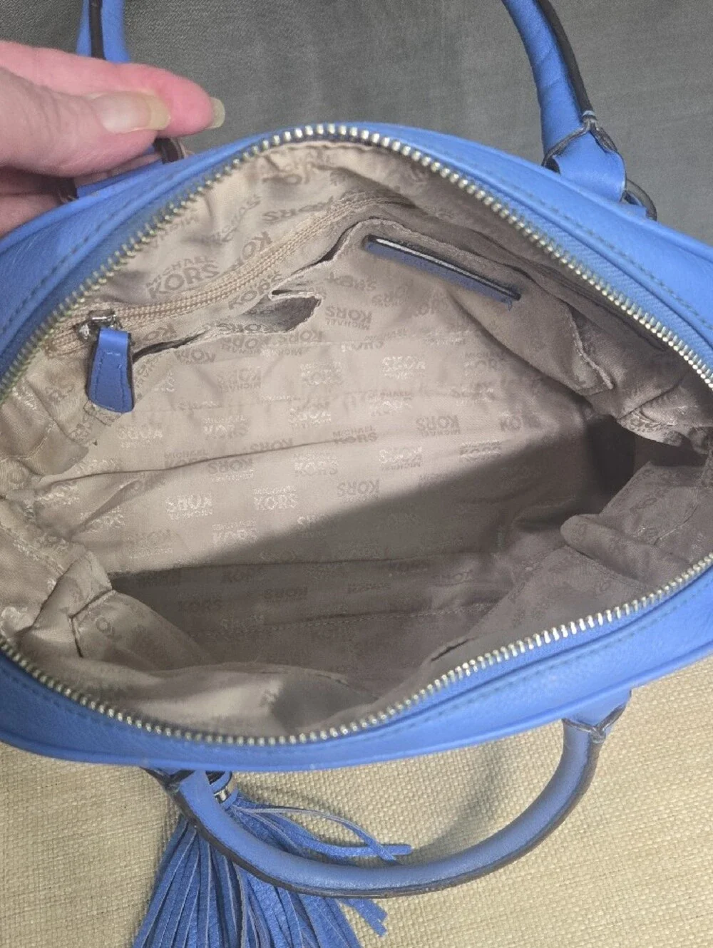 Michael Kors leather satchel